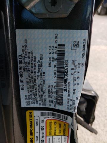 Photo 10 from auction – 2016 FORD FUSION SE with VIN 3FA6P0H73GR376831