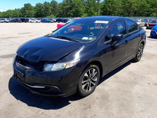 Photo 2 from auction – 2013 HONDA CIVIC EX with VIN 2HGFB2F84DH557929