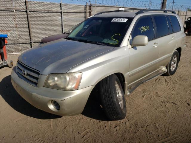Photo 2 from auction – 2002 TOYOTA HIGHLANDER with VIN JTEGD21A920042753