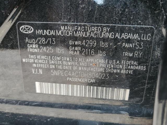 Photo 10 from auction – 2013 HYUNDAI SONATA with VIN 5NPEC4AC1DH804023