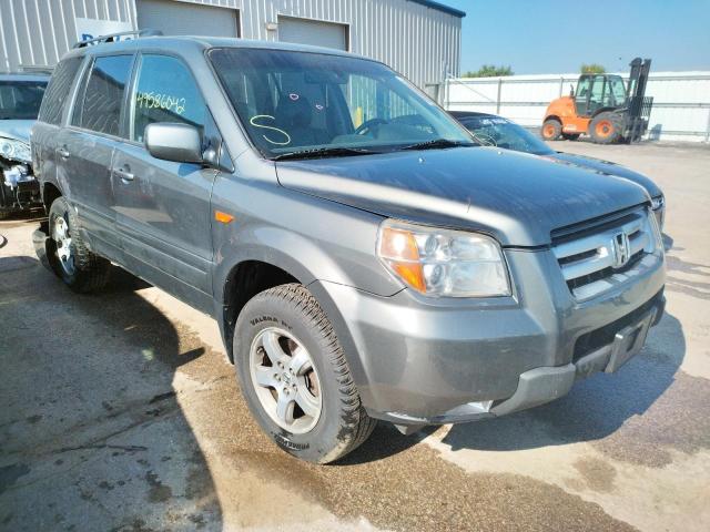 HONDA PILOT EXL 2007 with VIN 2HKYF18657H506596 - Photo from auction