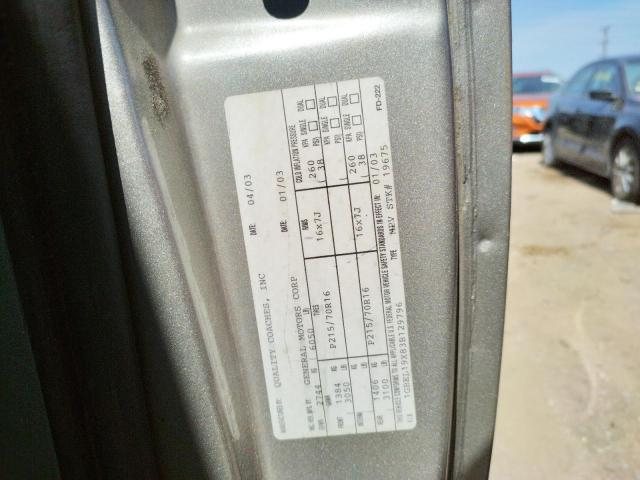 Photo 10 from auction – 2003 CHEVROLET ASTRO with VIN 1GBEL19X83B129796