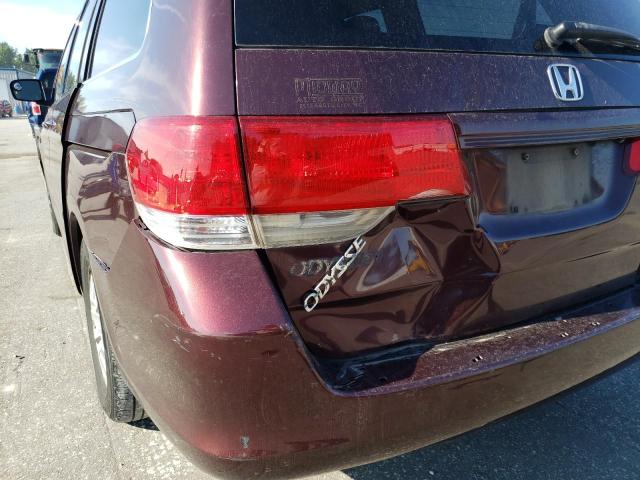 Photo 9 from auction – 2008 HONDA ODYSSEY EX with VIN 5FNRL38608B403109