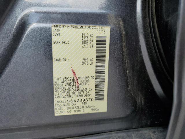 Photo 10 from auction – 2014 NISSAN ALTIMA 2.5 with VIN 1N4AL3AP6EN239870