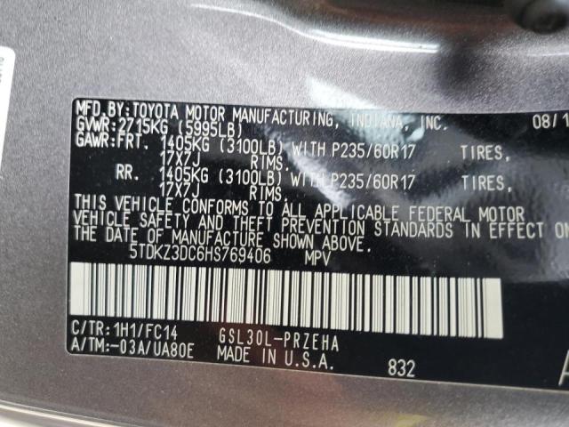 Photo 10 from auction – 2017 TOYOTA SIENNA LE with VIN 5TDKZ3DC6HS769406