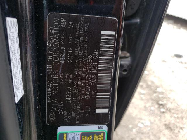 Photo 10 from auction – 2015 KIA OPTIMA LX with VIN KNAGM4A7XF5613869
