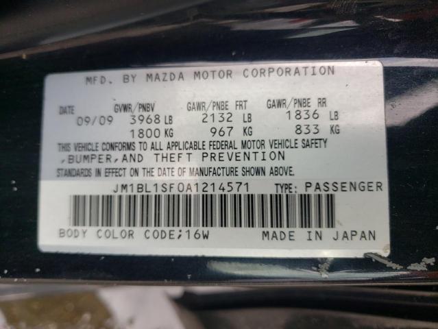 Photo 10 from auction – 2010 MAZDA 3 I with VIN JM1BL1SF0A1214571