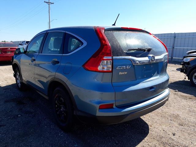Photo 3 from auction – 2015 HONDA CR-V LX with VIN 2HKRM4H38FH636596