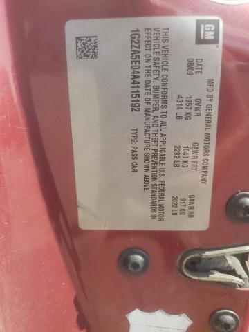Photo 10 from auction – 2010 PONTIAC G6 with VIN 1G2ZA5E04A4115192