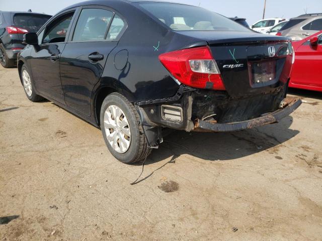 Photo 3 from auction – 2012 HONDA CIVIC LX with VIN 19XFB2F53CE390039