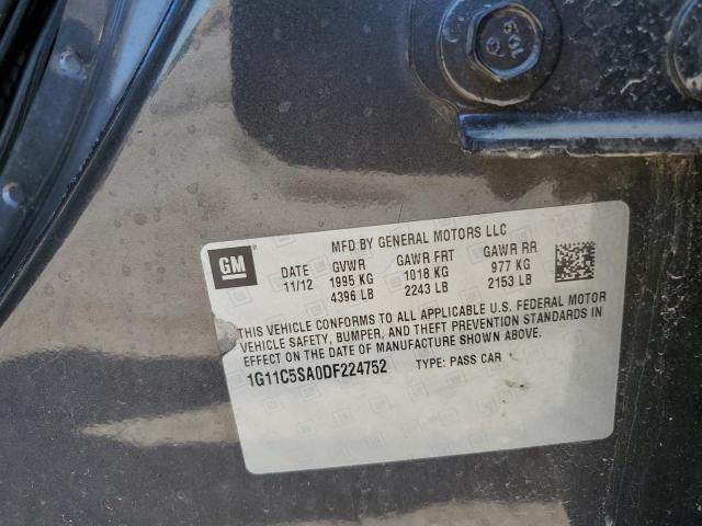 Photo 10 from auction – 2013 CHEVROLET MALIBU 1LT with VIN 1G11C5SA0DF224752