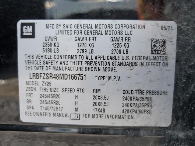 Photo 10 from auction – 2021 BUICK ENVISION A with VIN LRBFZSR48MD166751
