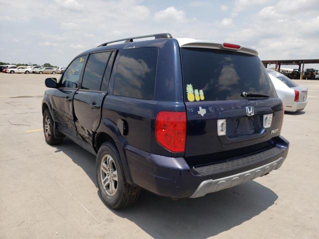 Photo 3 from auction – 2004 HONDA PILOT EXL with VIN 2HKYF18574H539392