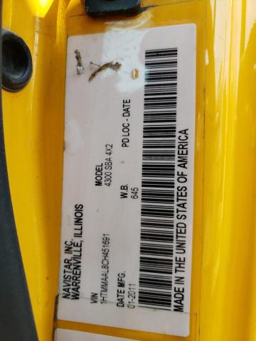 Photo 10 from auction – 2012 INTERNATIONAL 4000 4300 with VIN 1HTMMAAL8CH451691