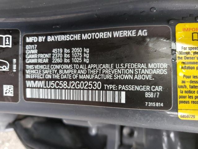 Photo 10 from auction – 2018 MINI COOPER S C with VIN WMWLU5C58J2G02530