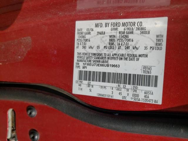 Photo 10 from auction – 2006 FORD EXPLORER with VIN 1FMEU73E66UB19663