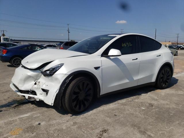Photo 2 from auction – 2022 TESLA MODEL Y with VIN 7SAYGDEF0NF446566