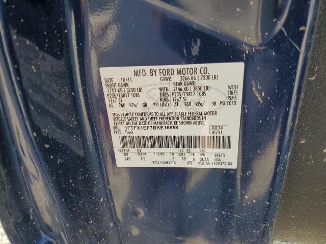 Photo 10 from auction – 2011 FORD F150 SUPER with VIN 1FTFX1EF7BKE16658