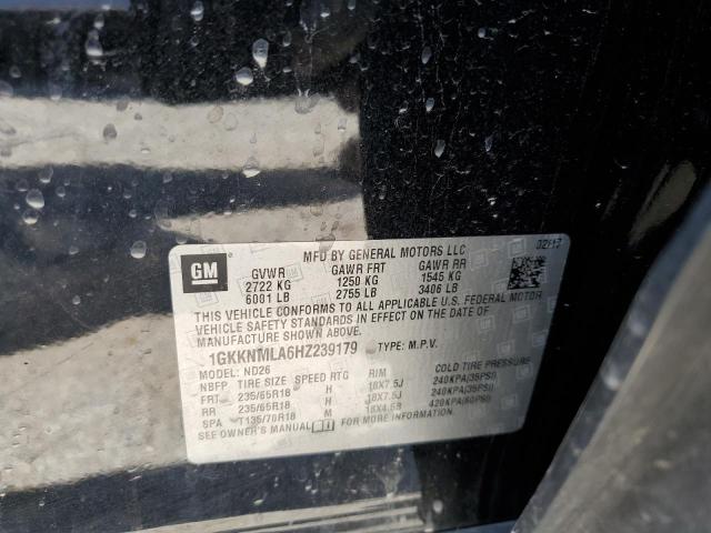 Photo 10 from auction – 2017 GMC ACADIA SLT with VIN 1GKKNMLA6HZ239179
