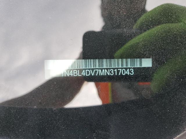 Photo 10 from auction – 2021 NISSAN ALTIMA SV with VIN 1N4BL4DV7MN317043