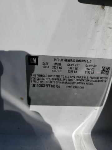 Photo 10 from auction – 2015 CHEVROLET MALIBU 1LT with VIN 1G11C5SL2FF186753