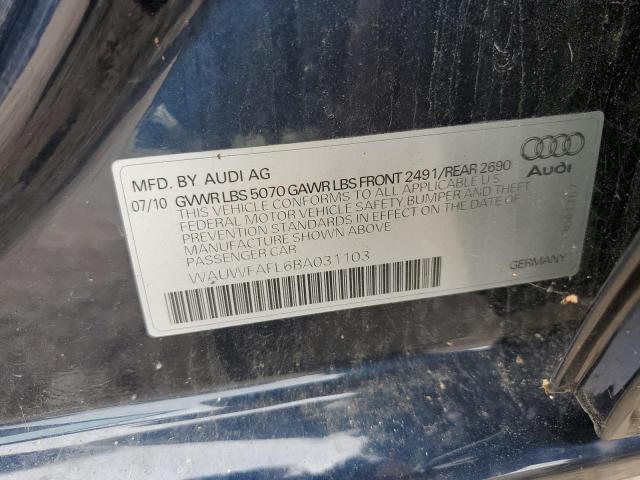 Zdjęcie 10 z aukcji – 2011 AUDI A4 PREMIUM z VIN WAUWFAFL6BA031103