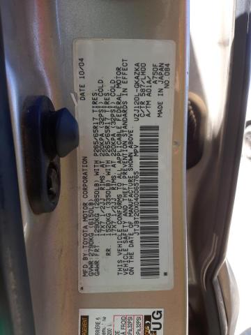 Photo 10 from auction – 2004 LEXUS GX 470 with VIN JTJBT20X040065765
