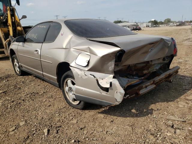 Photo 3 from auction – 2001 CHEVROLET MONTE CARL with VIN 2G1WW12E819359135