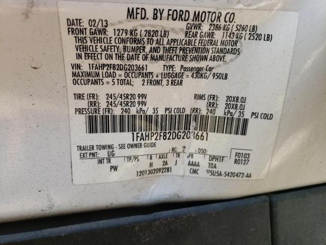 Photo 10 from auction – 2013 FORD TAURUS LIM with VIN 1FAHP2F82DG203661