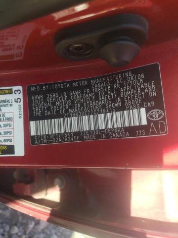 Photo 10 from auction – 2007 TOYOTA COROLLA CE with VIN 2T1BR30E77C718415