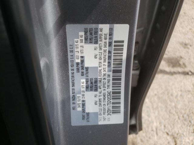 Photo 10 from auction – 2016 MAZDA 3 TOURING with VIN 3MZBM1V75GM263940