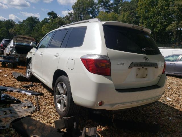 Photo 3 from auction – 2008 TOYOTA HIGHLANDER with VIN JTEES43A882017670