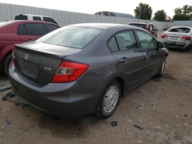 Photo 4 from auction – 2012 HONDA CIVIC HF with VIN 2HGFB2F64CH317941