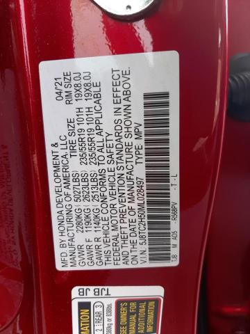 Photo 10 from auction – 2021 ACURA RDX with VIN 5J8TC2H50ML028497