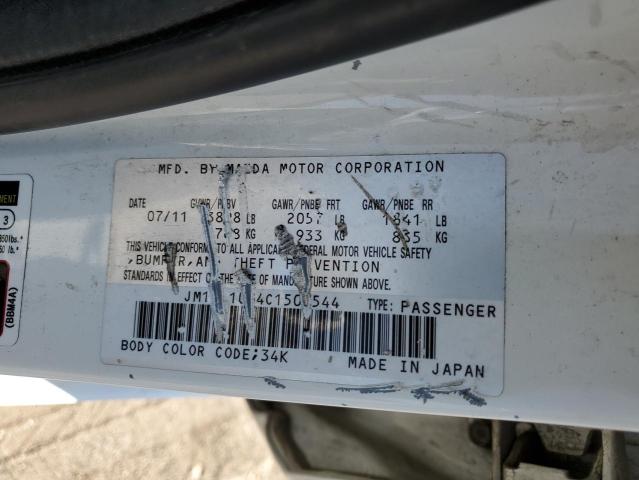 Photo 10 from auction – 2012 MAZDA 3 I with VIN JM1BL1UG4C1507544