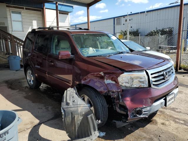 HONDA PILOT EXL 2014 with VIN 5FNYF4H53EB030305 - Photo from auction