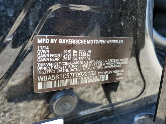 Photo 10 from auction – 2015 BMW 535 I with VIN WBA5B1C57FD922163