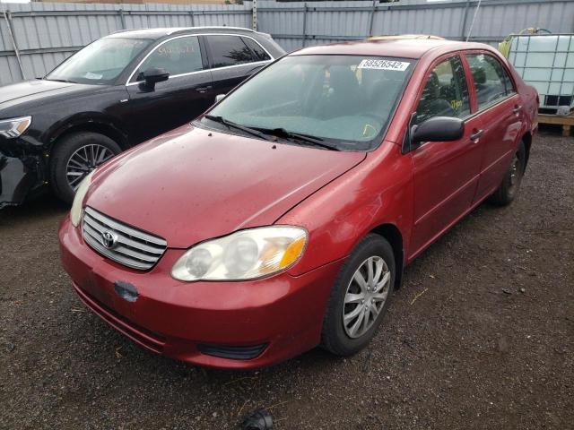 Photo 2 from auction – 2004 TOYOTA COROLLA CE with VIN 2T1BR32E04C818302