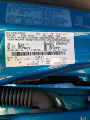 Photo 10 from auction – 2012 FORD FOCUS SE with VIN 1FAHP3F2XCL460400