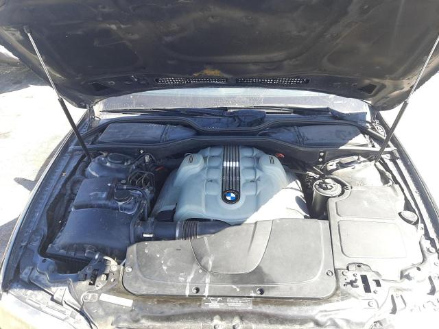 Photo 7 from auction – 2003 BMW 745 LI with VIN WBAGN63453DR18984