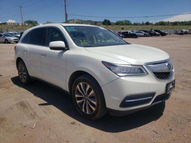 ACURA MDX TECHNO 2016 with VIN 5FRYD4H44GB014757 - Photo from auction