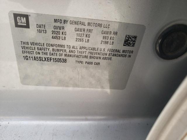 Photo 10 from auction – 2014 CHEVROLET MALIBU LS with VIN 1G11A5SLXEF150538
