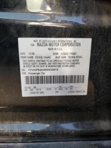 Photo 10 from auction – 2009 MAZDA 6 I with VIN 1YVHP82A595M30815
