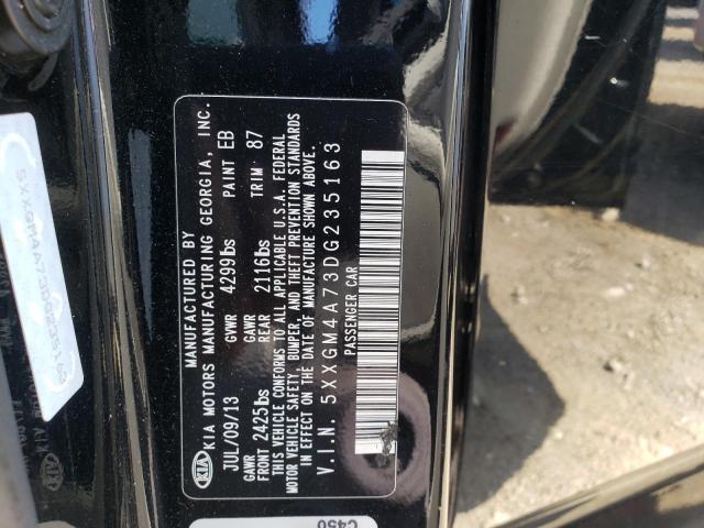 Photo 10 from auction – 2013 KIA OPTIMA LX with VIN 5XXGM4A73DG235163