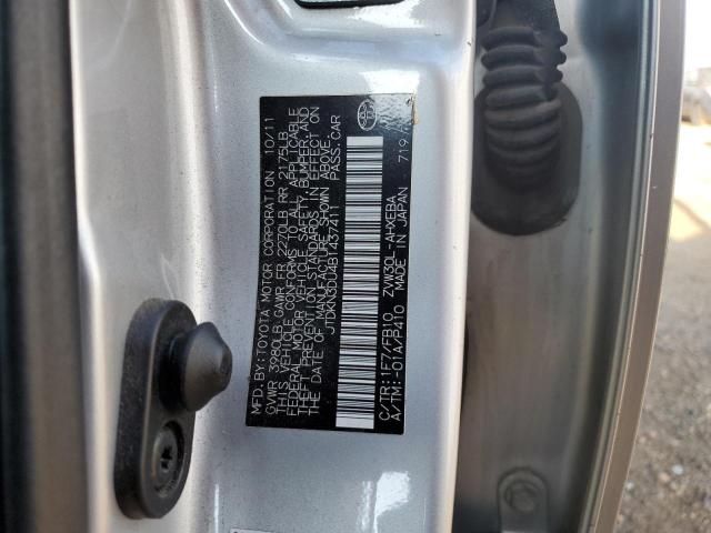 Photo 10 from auction – 2011 TOYOTA PRIUS with VIN JTDKN3DU4B1437411