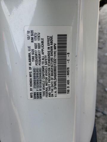 Photo 10 from auction – 2013 HONDA ODYSSEY EX with VIN 5FNRL5H68DB031332