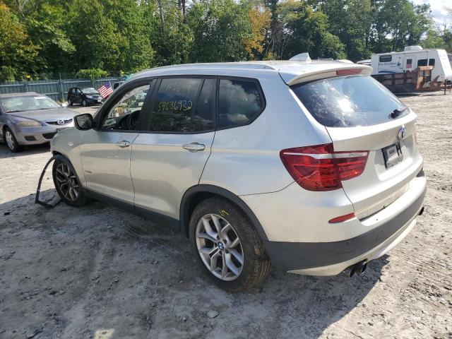 Photo 3 from auction – 2011 BMW X3 XDRIVE3 with VIN 5UXWX7C59BL735632