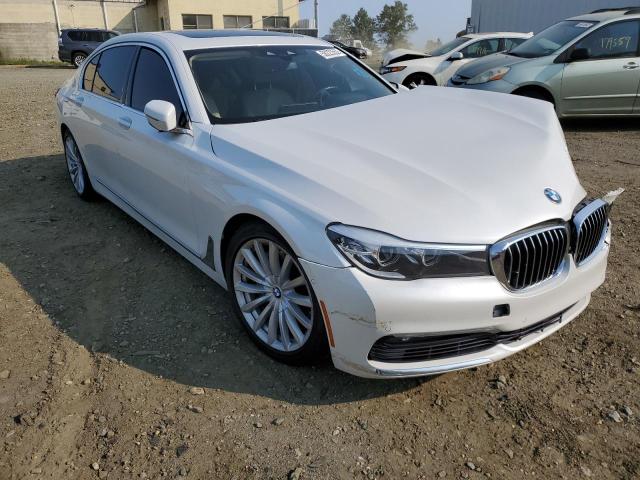 BMW 740 I 2017 with VIN WBA7E2C35HG740600 - Photo from auction