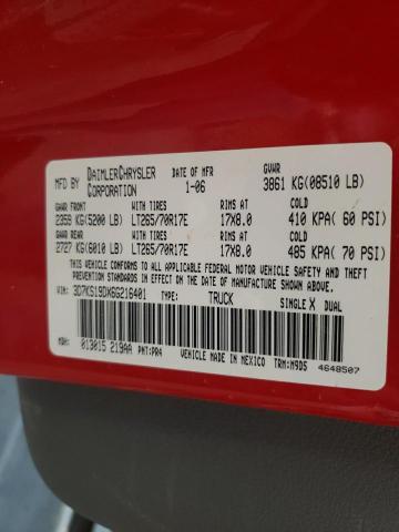 Photo 10 from auction – 2006 DODGE RAM 1500 with VIN 3D7KS19DX6G216401