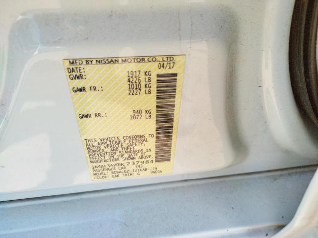 Photo 10 from auction – 2017 NISSAN ALTIMA 2.5 with VIN 1N4AL3AP0HC237984